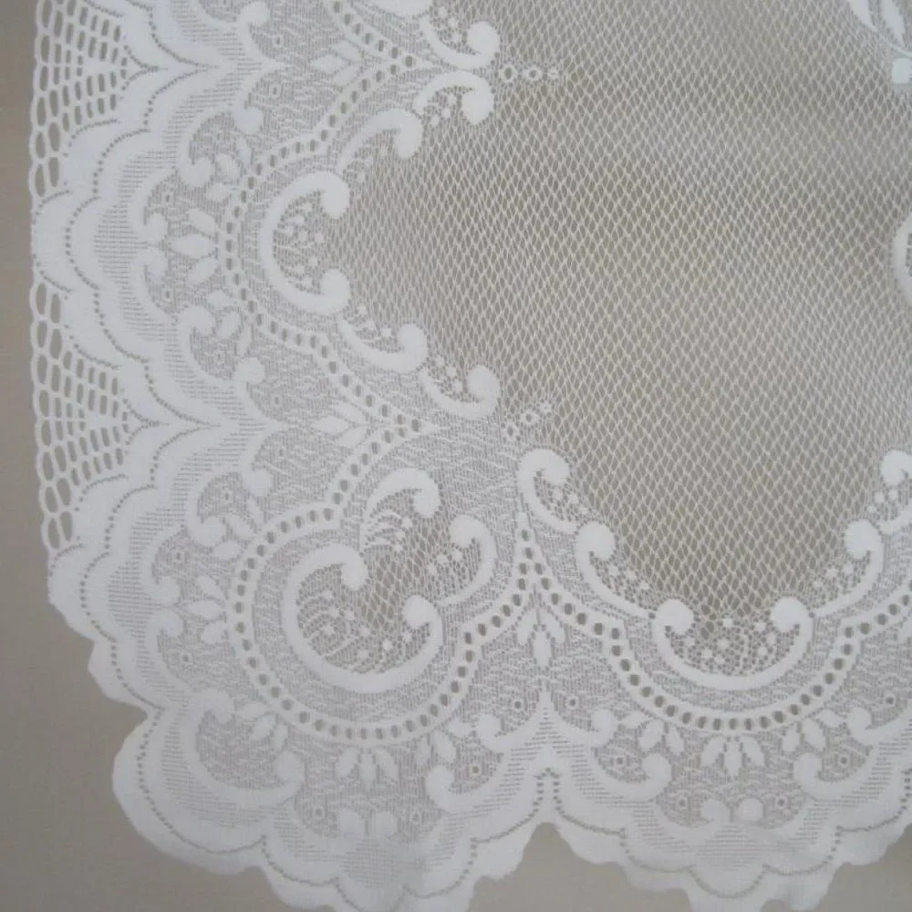Curtain Lace Valance Floral Flowers 17